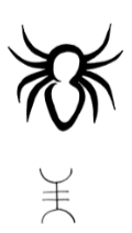The spider represents Vigilance and Wisdom