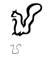 The squirrel represents Wisdom